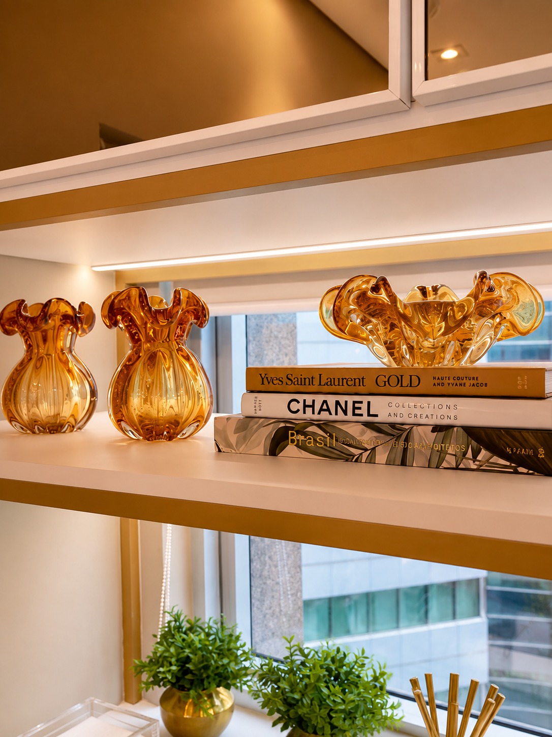 Detalhes de decoração da Harmony Clinic